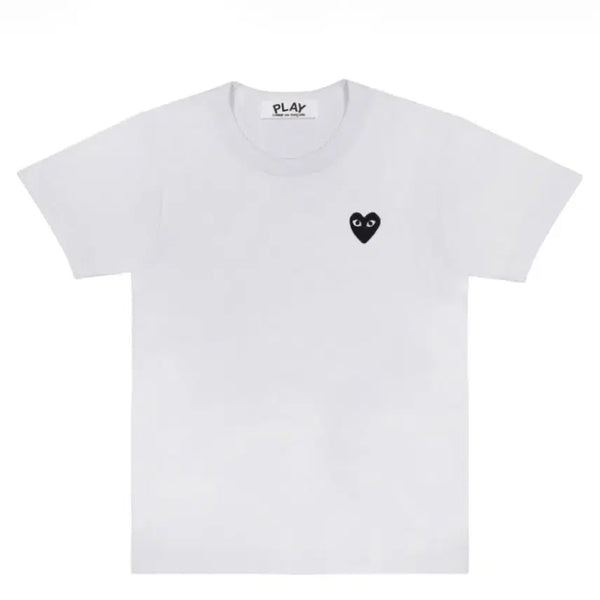 [BUNJANG] Comme des Garçons Women's Black Heart T-Shirt L / 꼼데가르송 우먼 블랙 하트 반팔 티셔츠 L
