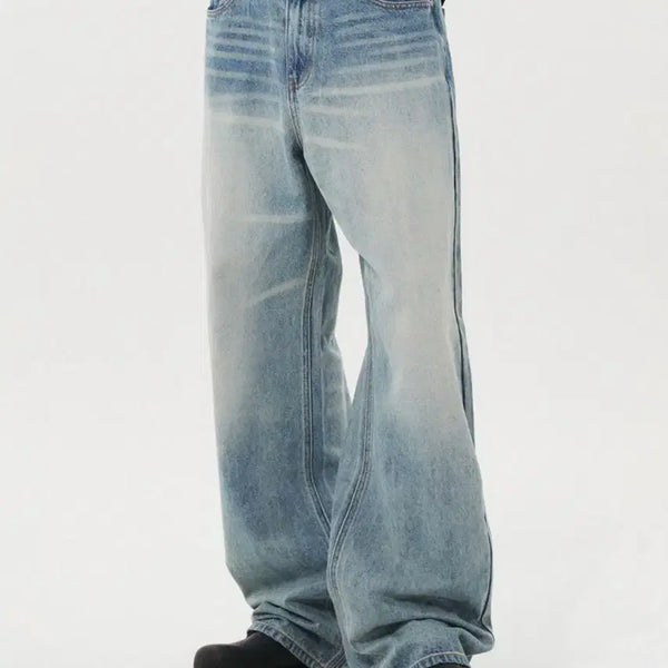 [BUNJANG] DNSR Signature Wide Denim Pants M / DNSR 디앤에스알 시그니처 와이드 데님 팬츠 바지 M