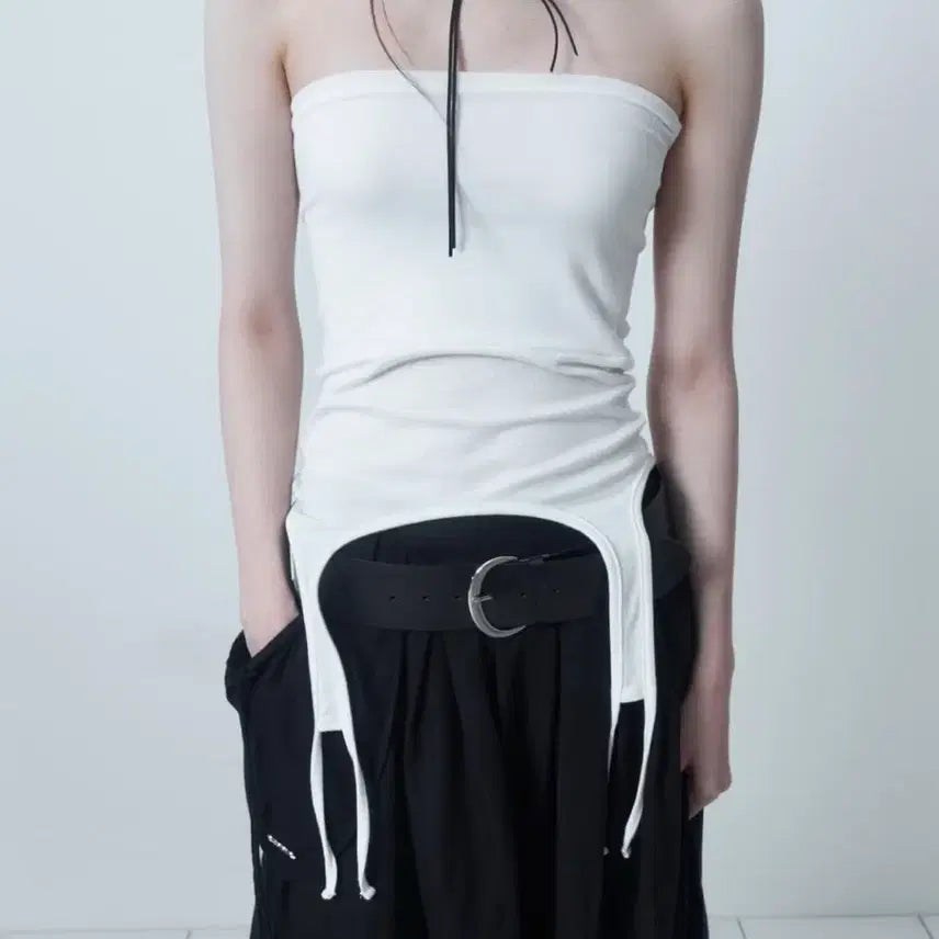 [BUNJANG] SERIC Tencel Garter Top Skirt / 세릭 Tencel Garter Top Skirt 가터탑 스커트
