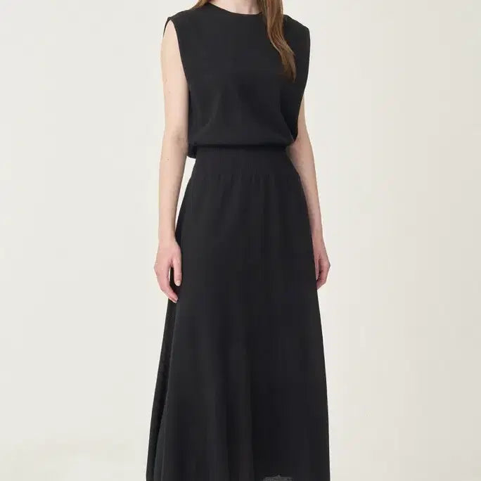 [BUNJANG] The Cashmere Sleeve Banding Knit Dress New Product / 더캐시미어 슬리브 밴딩 니트원피스 새상품