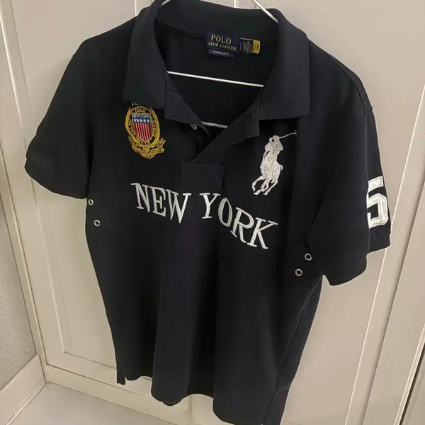 [BUNJANG] Polo Ralph Lauren Big Pony Chieftain New York T-shirt / [L] 폴로랄프로렌 빅포니 치프키프 뉴욕 반팔 카라티