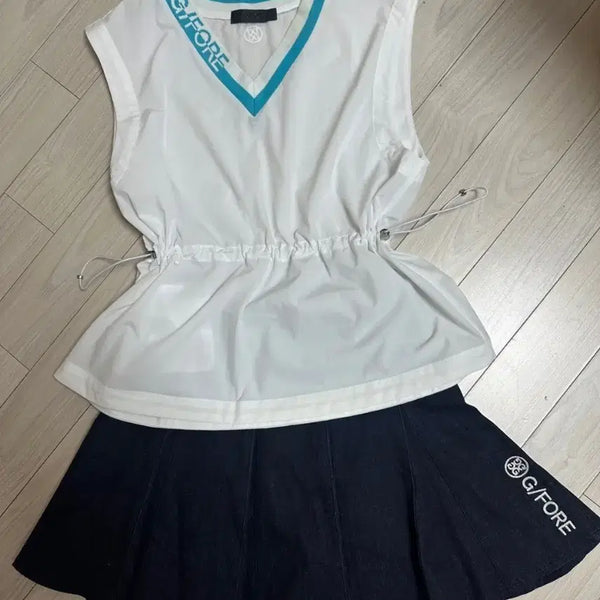 [BUNJANG] G/FORE Golf Wear Top and Skirt Set / 지포어 골프 의류 세트 (상의+스커트)