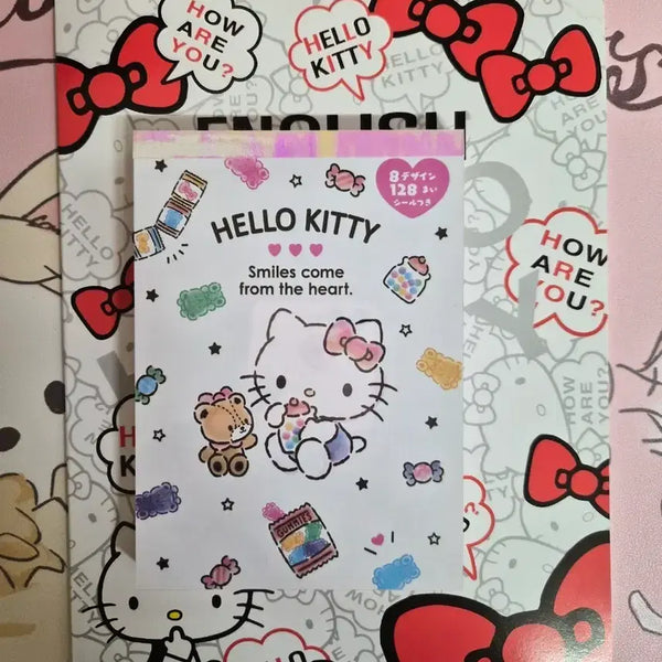 [BUNJANG] Hello Kitty Tear-off Stationery & Notebook Set / 키티 찢어쓰는 편지지&키티 노트