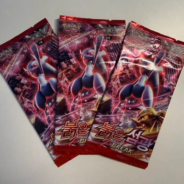 [BUNJANG] Pokemon Card Ancient Pack XY Crimson Invasion 3 Packs / 포켓몬 카드 고대팩 xy 붉은섬광 3팩