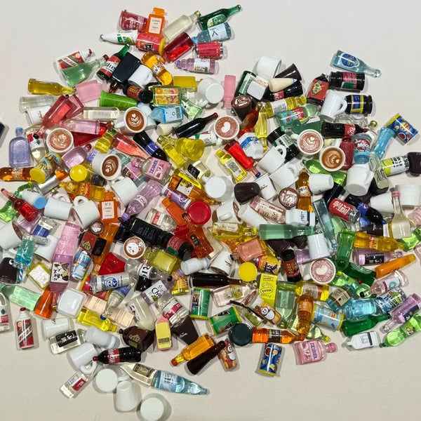 [BUNJANG] Miniature Bottle Ornaments (Bundle Set) / 미니어처 병 장식 소품(일괄)