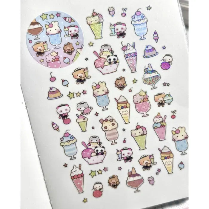 [BUNJANG] Maybin Soda Parfait Kiss Cut Stickers / 메이빈 소다 파르페 키스컷