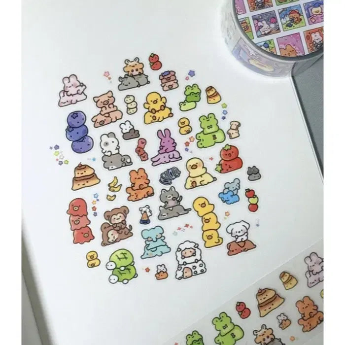 [BUNJANG] Hiyane Heavy Kiss Cut Sticker / 히야네 무거워요 키스컷
