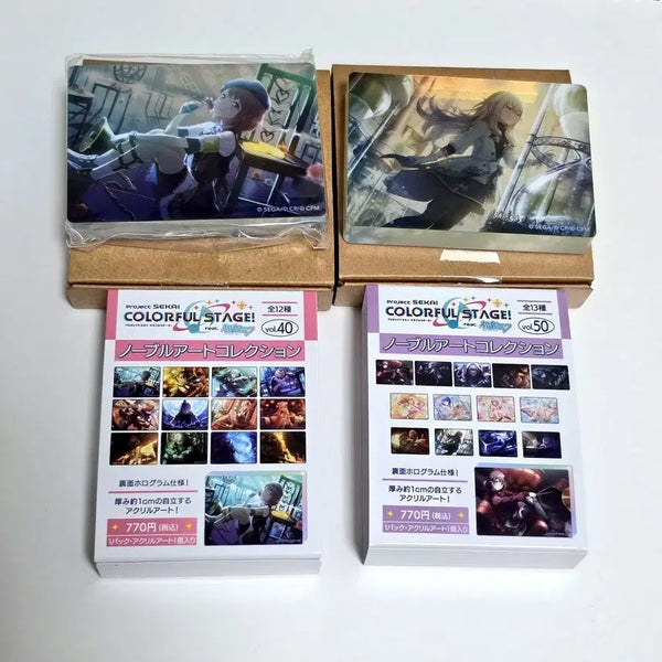 [BUNJANG] Project SEKAI Noble Art Acrylic Block Bundle Set - Minori & Nene / 일괄) 프로세카 프세카 굿즈 노블아트 아크릴 미노리 네네