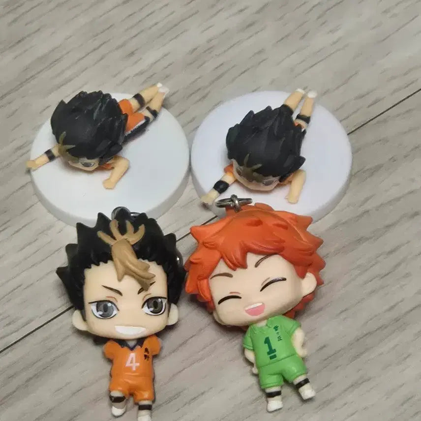 [BUNJANG] Haikyuu!! Karascore Hinata Nishinoya Mini Figures Bundle Set / 하이큐/ 카라코레 히나타, 니시노야-니시노야 미니피규어 일괄판매