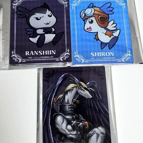 [BUNJANG] Dragonic Legend 20th Anniversary Goods Acrylic Card Set - Shiron & Ranxin Bundle / 일괄) 용의전설 레전더 20주년 굿즈 아크릴 카드 시론 란신