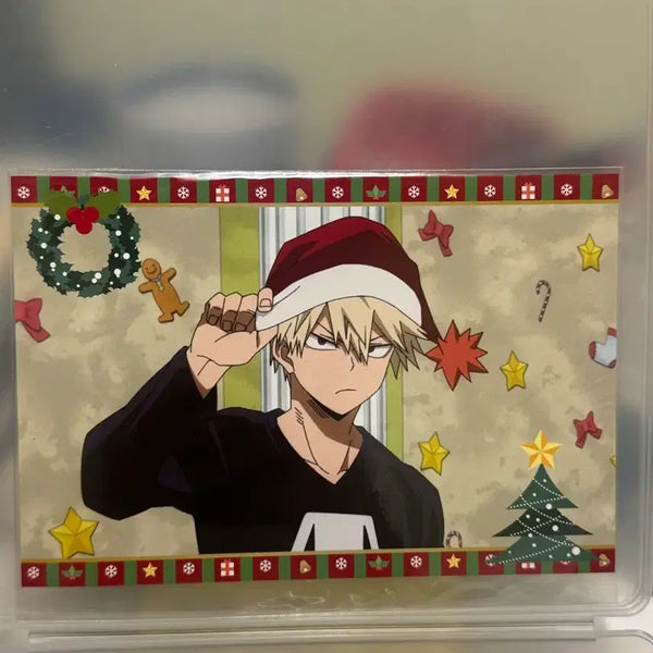 [BUNJANG] My Hero Academia Bakugo Christmas Postcard Animate Exclusive / 나히아 히로아카 바쿠고 크리스마스 포스트카드 애니메이트 특전