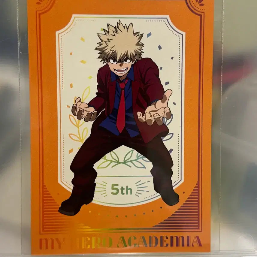 [BUNJANG] My Hero Academia Bakugo Postcard Animate Exclusive / 바쿠고 포스트카드