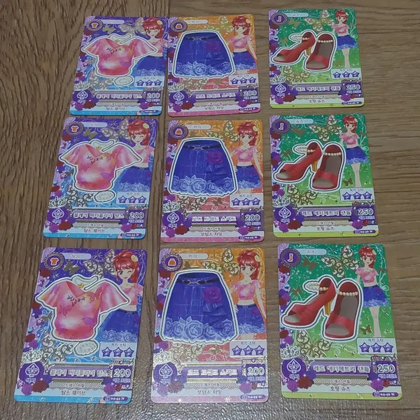 [BUNJANG] Aikatsu! Idol Activity "Sexy" Card Set (Kurebayashi Juri) / 아이카츠 아이엠스타 카드 노말 노멀 섹시 세트 쿠레바야시 쥬리 주리