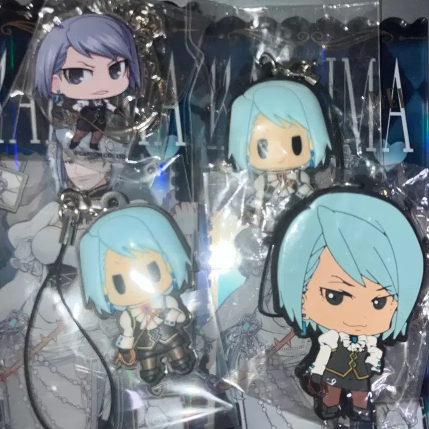 [BUNJANG] Ace Attorney Karma May Rubber Strap Keychain / 역전재판 카루마 카르마 메이 러버스트랩 키링