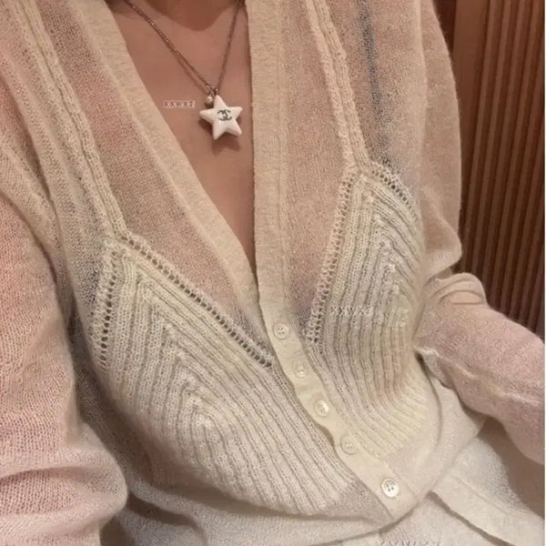 [BUNJANG] Women's Knit Cardigan / 여성니트 가디건