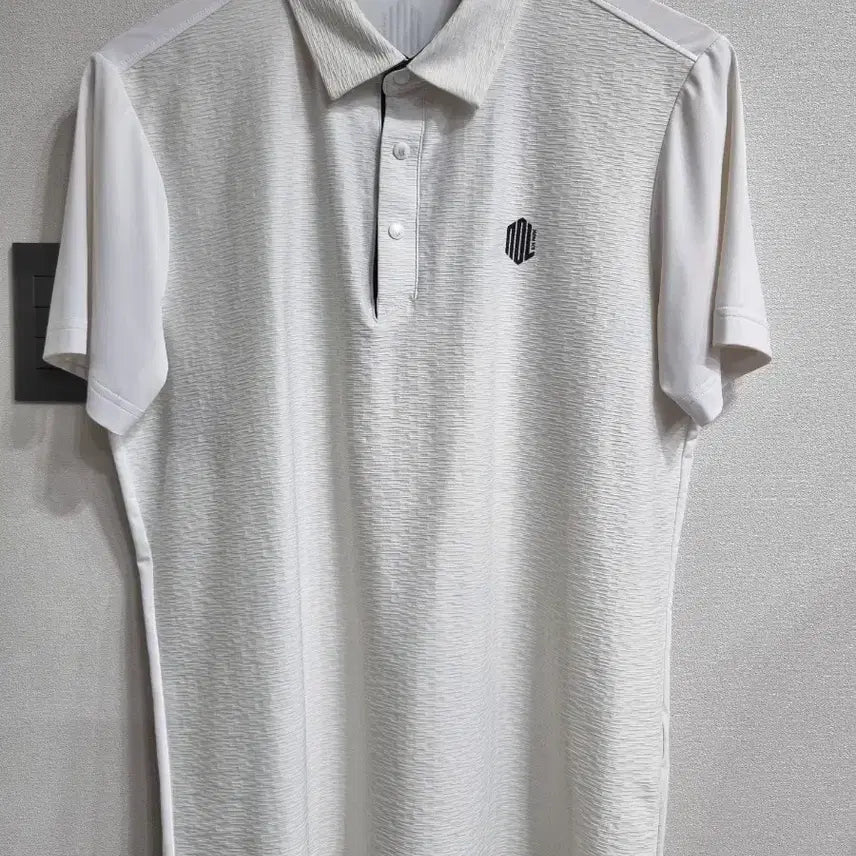 [BUNJANG] Beanpole Golf White Short-Sleeve Polo Shirt / 100/ 빈폴 골프 반팔 카라티 흰색