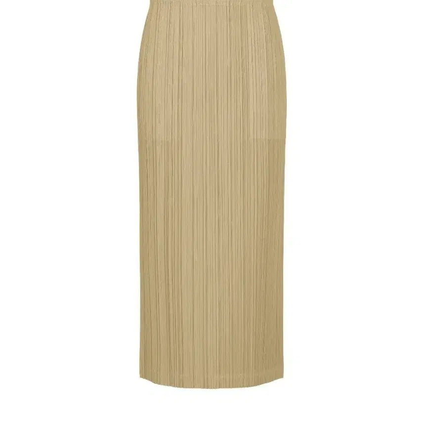 [BUNJANG] Issey Miyake Pleats Please Skirt (Bottom 1) Sand Beige Size 3 / 이세이미야케 플리츠플리즈 스커트 시커 바텀1 스커트 샌드베이지 3사이즈