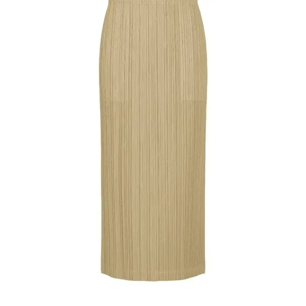 [BUNJANG] Issey Miyake Pleats Please Skirt (Bottom 1) Sand Beige Size 3 / 이세이미야케 플리츠플리즈 스커트 시커 바텀1 스커트 샌드베이지 3사이즈