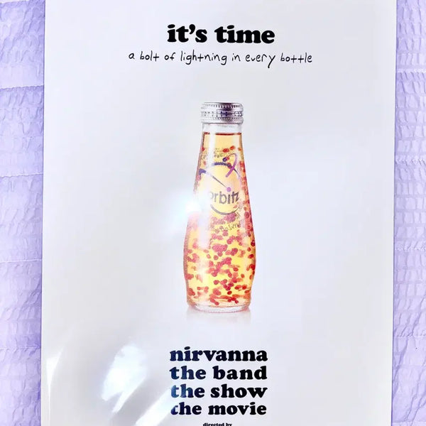 [BUNJANG] Nirvana The Band Movie A3 Poster / 너바나 더 밴드 영화 오비츠 A3 포스터