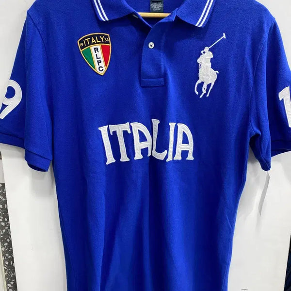 [BUNJANG] Polo Ralph Lauren Big Pony Italy Flag T-Shirt M / [M추천/유일매물] 새상품 데드스탁 폴로 랄프로렌 빅포니 이탈리아