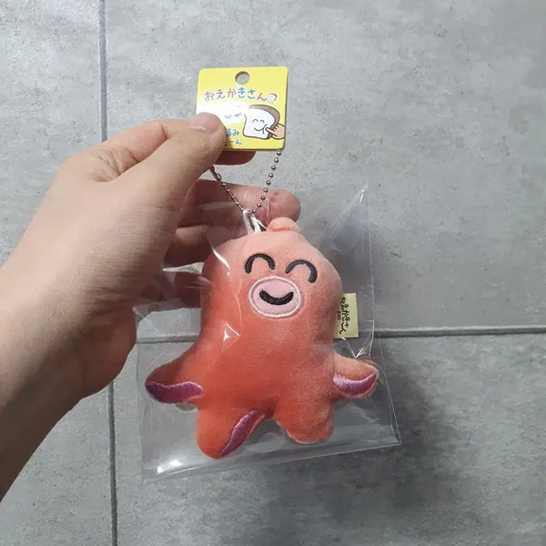 [BUNJANG] Oekakisan Mochi Plush Keyholder Octopus / 오에카키상 모찌 봉제 키홀더 문어