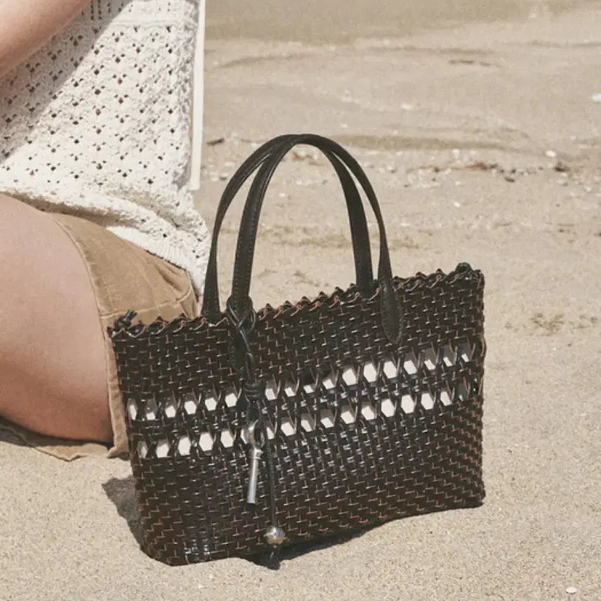 [BUNJANG] Ostkaka Tessa Tote Bag Dark Brown / 오스트카카 테사 토트백 다크브라운