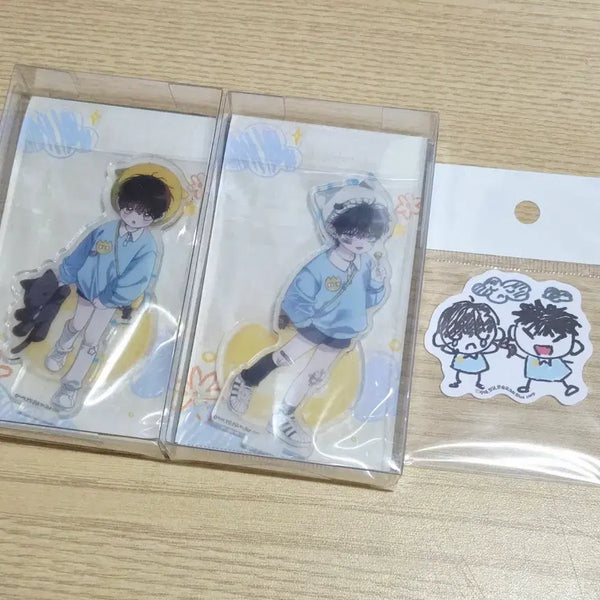 [BUNJANG] 18 Seconds April Fools' Day Goods Acrylic Photocard Sticker Set (Sealed) / (미개봉) 열여덟의침대 미블유치원 만우절 굿즈 아크릴 포카 스티커