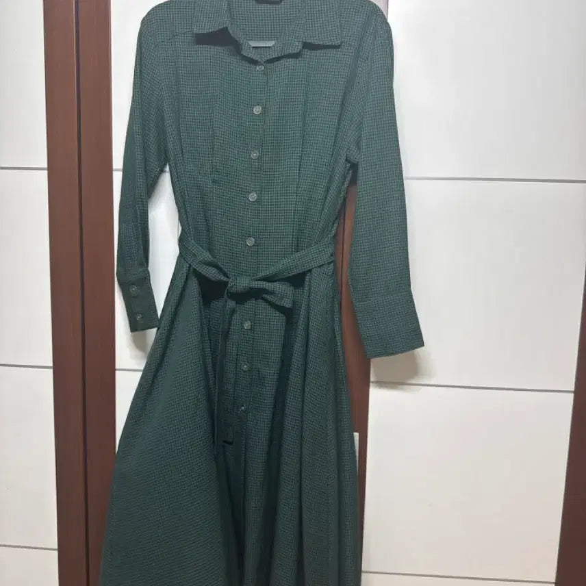 [BUNJANG] Check Long Dress / 체크 롱 원피스