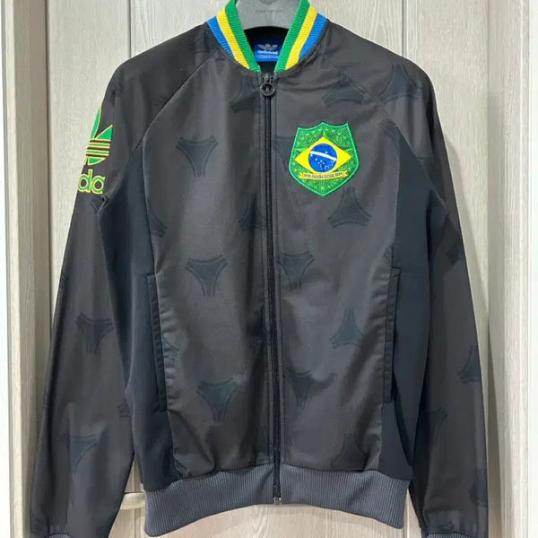 [BUNJANG] Adidas Brazil Flame Track Top Jersey / 아디다스 브라질 불꽃 트랙탑 져지