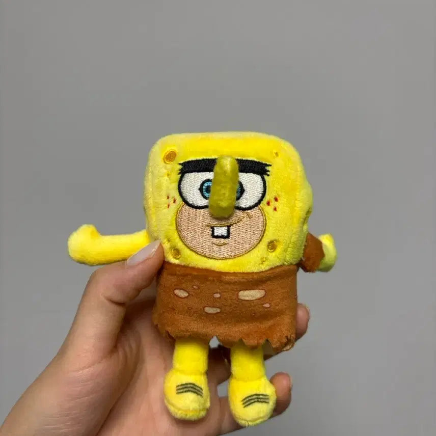 [BUNJANG] SpongeBob Caveman Keychain / 스폰지밥 원시인 키링
