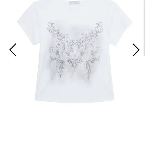 [BUNJANG] Hug Your Skin Rococo Short Sleeve T-Shirt White / 허그유어스킨 로코코 반팔 티셔츠