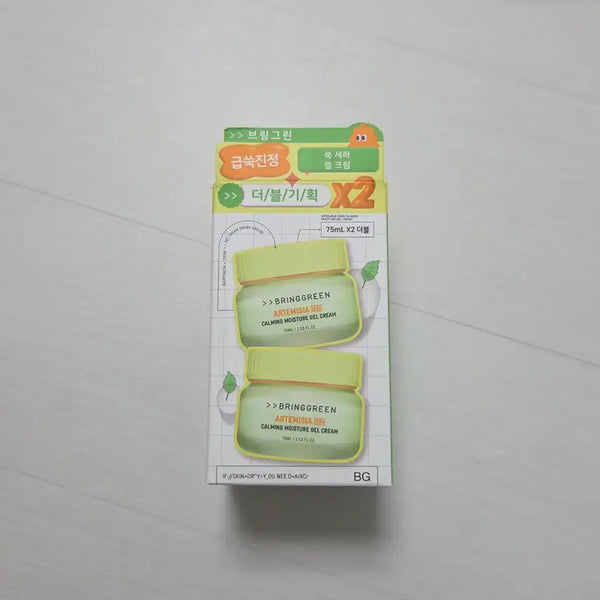 [BUNJANG] Bring Green Mugwort Cerasine Calming Moisture Gel Cream 75ml / 브링그린 쑥세라 카밍 모이스처 젤크림