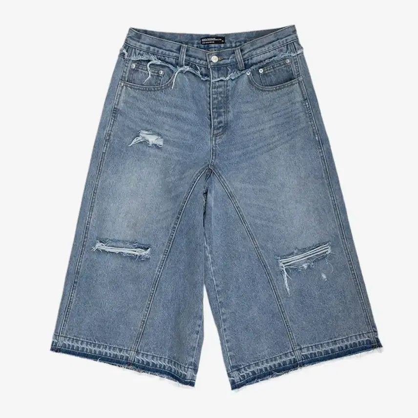 [BUNJANG] Sunday Off Club Layered Waist Denim Shorts Size 1 / 선데이오프클럽 Layered Waist Denim Short [ 1 ]