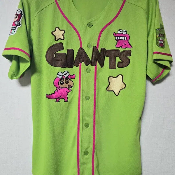 [BUNJANG] Lotte Giants Crayon Shin-chan Baseball Jersey (L) / 롯데 롯데자이언츠 짱구 유니폼  노마킹 100(L) 판매