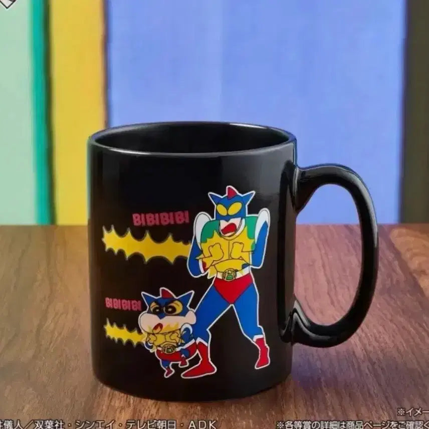 [BUNJANG] Shinchan Action Masked-Rider D-Prize Mug (Sealed) / 미개봉) 짱구 d상 액션가면 머그컵