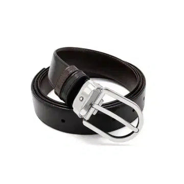 [BUNJANG] Montblanc Reversible Leather Belt 30mm Black/Brown / 몽블랑 블랙 브라운 리버서블 30mm 벨트 38157 128135