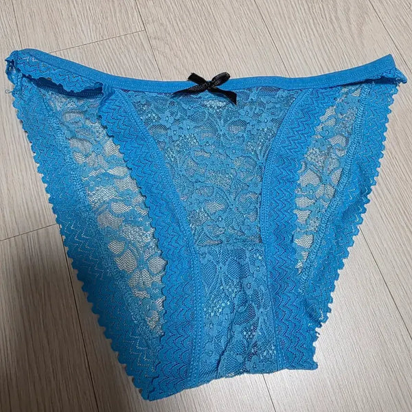 [BUNJANG] Lace Panties (Size 85-90) / 레이스 팬티 블루