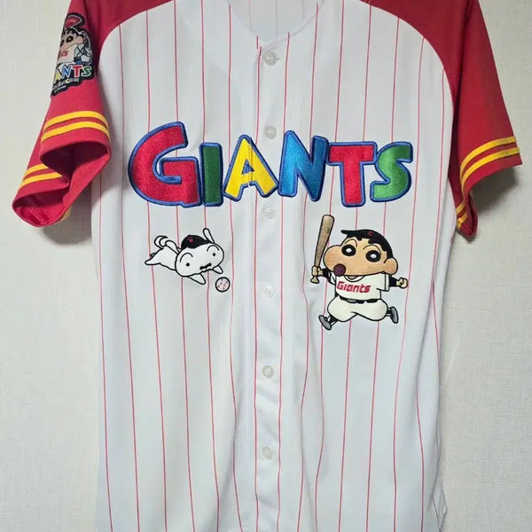 [BUNJANG] Lotte Giants Kim Won-jung Marked Baseball Jersey (XL) / 롯데 롯데자이언츠 짱구 유니폼 김원중 마킹 105(XL) 판매
