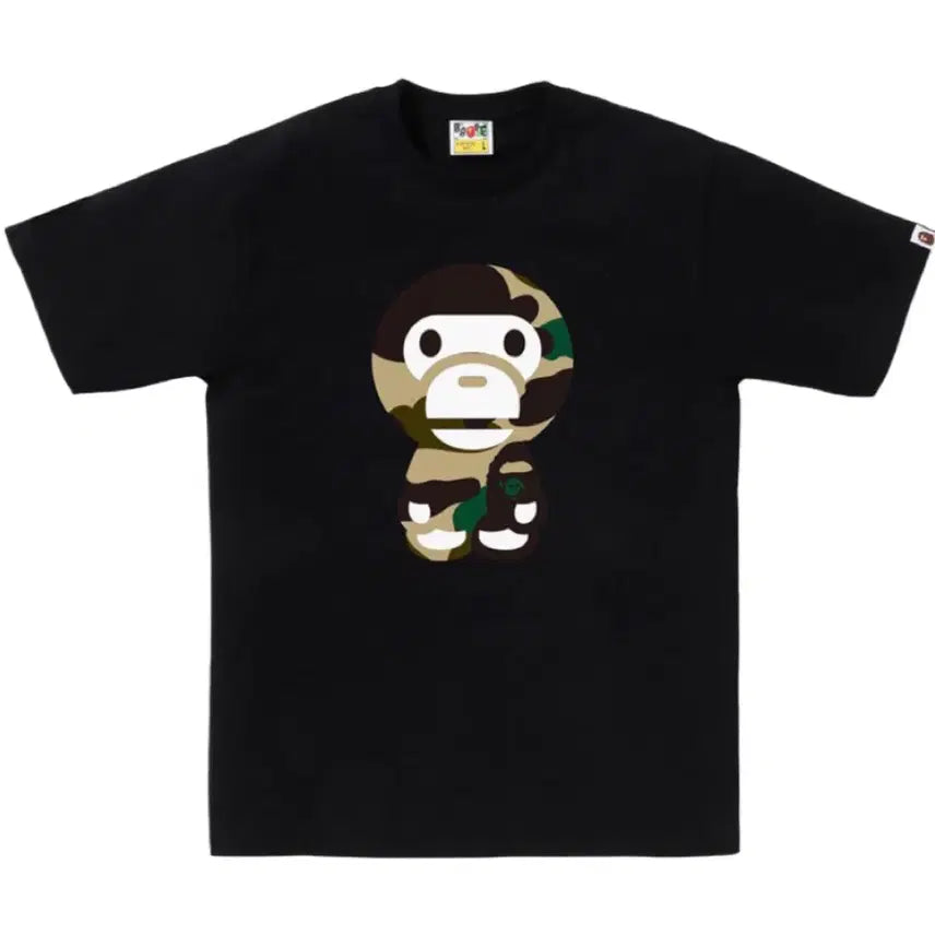 [BUNJANG] BAPE Big Baby Milo T-Shirt Black Yellow 2XL / [2XL] 베이프 빅 베이비 마일로 티셔츠 블랙 옐로우