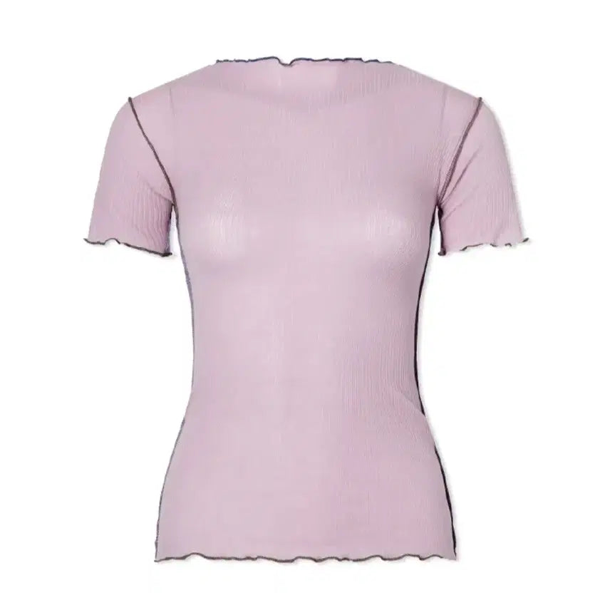 [BUNJANG] Base Range Vein T-Shirt Light Purple / 베이스레인지 vein 티셔츠 라이트퍼플 컬러