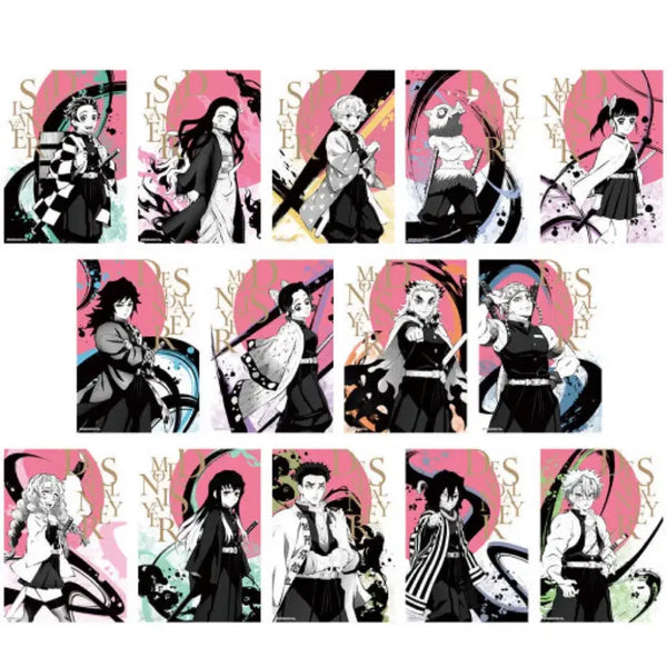 [BUNJANG] Demon Slayer: Kimetsu no Yaiba Ichiban Kuji F Prize Clear Poster Set (14 Types) / 귀멸의칼날 쿠지 제일복권 F상 클리어 포스터 14종 풀세트 전종
