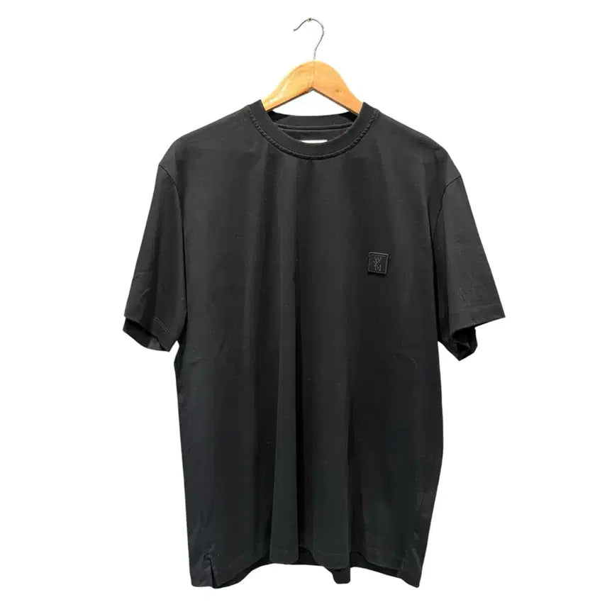 [BUNJANG] Wooyoungmi Back Logo Flower Short Sleeve T-Shirt Black Size 48 / 48 / 우영미 백로고 플라워 블랙 반팔티