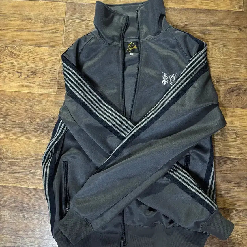 [BUNJANG] Needles x Loftman Special Order Track Jacket Charcoal Navy (XS) / 니들스 x 로프트맨 별주 트랙자켓 xs
