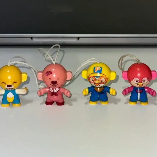 [BUNJANG] Kinder Joy Pororo Figure Keyring / 킨더조이 뽀로로 피규어 키링