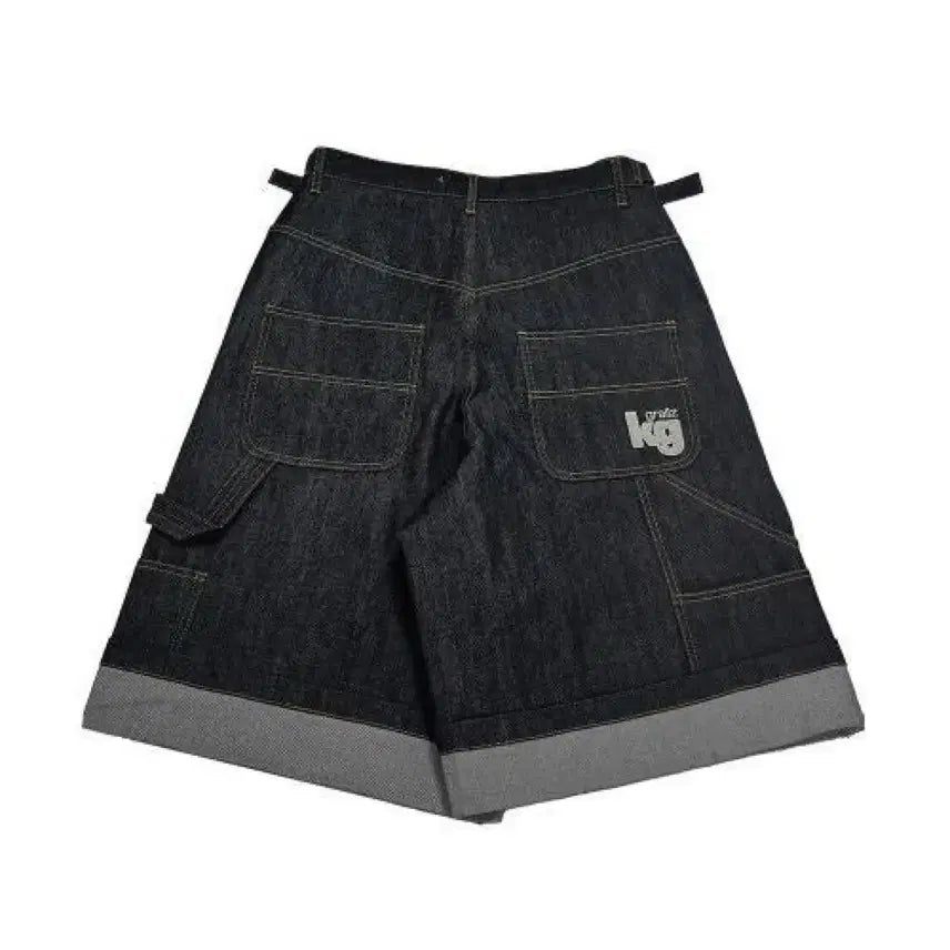 [BUNJANG] Greyhound Carpenter Bermuda Denim Pants / [2 Size] 그레일즈 코인서울 카펜터 버뮤다 데님 팬츠