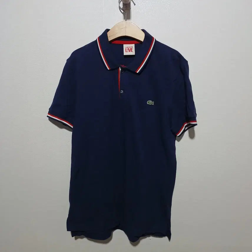 [BUNJANG] Lacoste Men's Short Sleeve Polo Shirt Size 4 / 라코스테 남성 반팔 카라 티셔츠 4 (26A1487)
