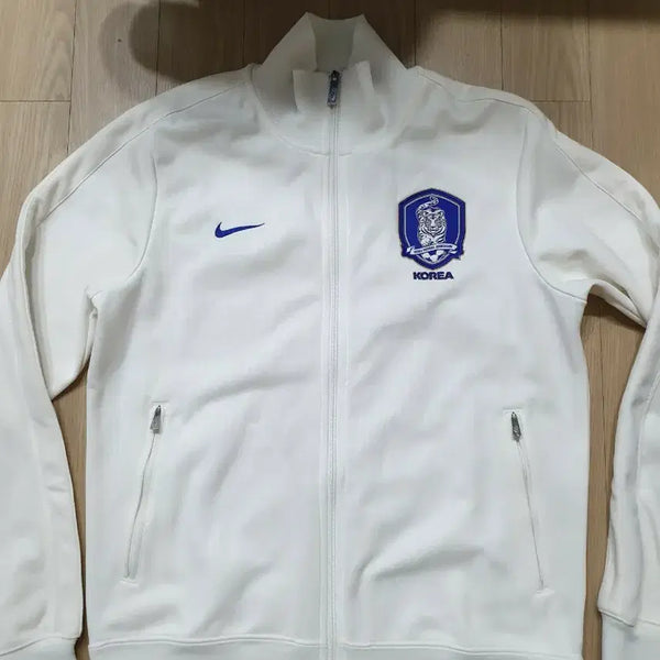 [BUNJANG] Nike Korea 2012 Baekho N98 Training Full-Zip Jacket White / 나이키 대한민국 2012 백호 n98 트레이닝 집업 자켓 화이트