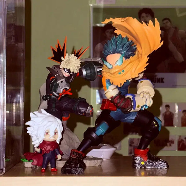 [BUNJANG] My Hero Academia Izuku Midoriya, Katsuki Bakugo, Tomura Shigaraki Figure Bundle Set / (택포7.5)나의 히어로 아카데미아 미도리야,바쿠고,시가라키 피규어 일괄