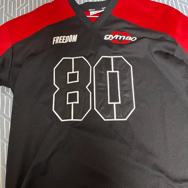 [BUNJANG] Gym80 Freedom Jersey Black / 짐80 프리덤 저지
