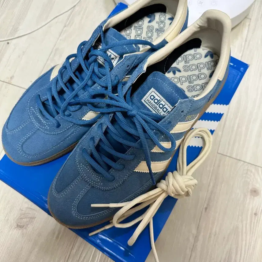[BUNJANG] Adidas Handball Spezial Blue Suede Men's Size 295 / (1회착)아디다스 핸드볼 스페지알 블루 스웨이드 295